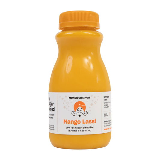 Mango Lassi (8oz). Best by May 10, 2026.